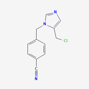 1-(4-Cyanobenzyl)-5-(chloromethyl)imidazole