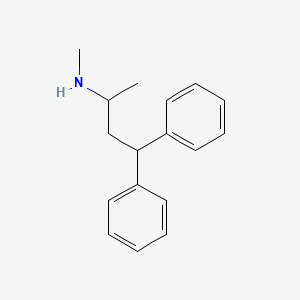 molecular formula C17H21N B8646909 N,1-Dimethyl-3,3-diphenylpropylamine CAS No. 29869-78-1