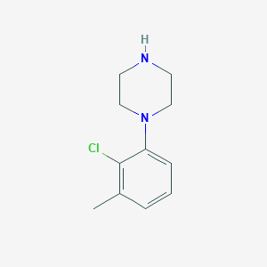 molecular formula C11H15ClN2 B8646915 1-(2-Chloro-3-methylphenyl)piperazine 