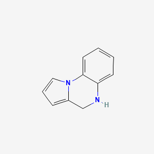 molecular formula C11H10N2 B8646923 4,5-Dihydropyrrolo[1,2-a]quinoxaline 