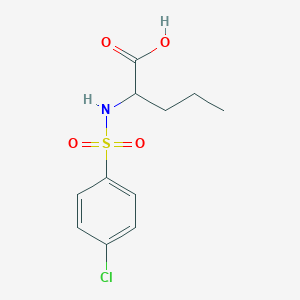 (RS)-2-(4-chlorobenzenesulfonylamino)pentanoic acid