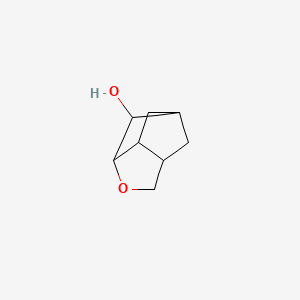 molecular formula C8H12O2 B8646977 Hexahydro-2H-3,5-methanocyclopenta[b]furan-6-ol CAS No. 827607-29-4