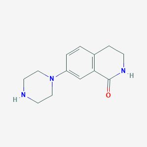 7-piperazin-1-yl-3,4-dihydro-2H-isoquinolin-1-one