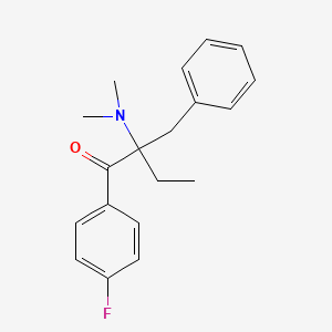 2-Benzyl-2-(dimethylamino)-1-(4-fluorophenyl)butan-1-one