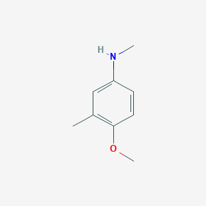 molecular formula C9H13NO B8647017 4-methoxy-N,3-dimethylaniline 