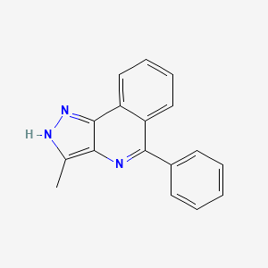 1H-Pyrazolo[4,3-c]isoquinoline, 3-methyl-5-phenyl-
