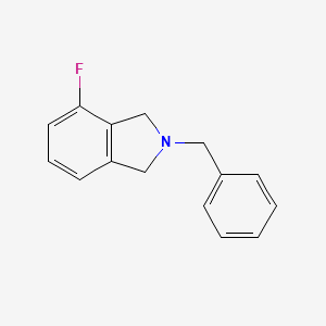 molecular formula C15H14FN B8647099 2-Benzyl-4-fluoroisoindoline 