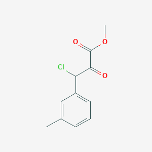 Methyl 3-chloro-3-(3-methylphenyl)-2-oxopropionate