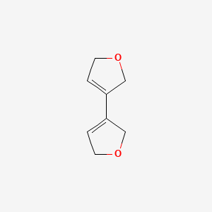 molecular formula C8H10O2 B8647161 3-(2,5-Dihydrofuran-3-yl)-2,5-dihydrofuran CAS No. 174574-30-2