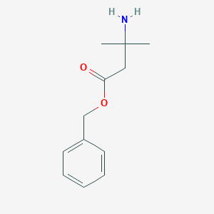 molecular formula C12H17NO2 B8647174 Benzyl 3-amino-3-methylbutyrate 