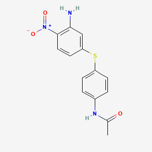 2-Amino4-(4-acetamidophenylsulphanyl)nitrobenzene