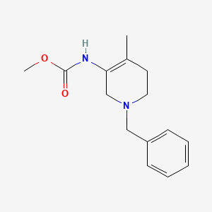 Methyl 1-benzyl-4-methyl-1,2,5,6-tetrahydropyridin-3-ylcarbamate