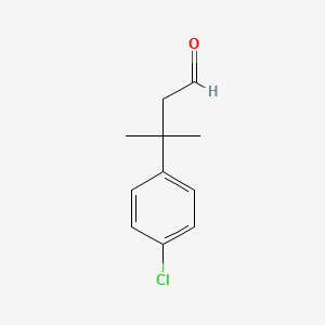 3-(4-Chlorophenyl)-3-methylbutyraldehyde