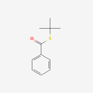 molecular formula C11H14OS B8647314 S-tert-Butyl benzenecarbothioate CAS No. 13291-44-6