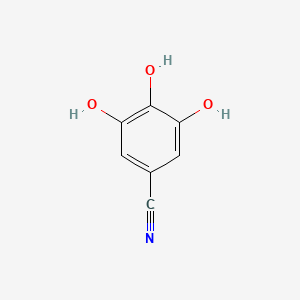 molecular formula C7H5NO3 B8647331 3,4,5-Trihydroxybenzonitrile CAS No. 38897-26-6