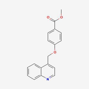Methyl 4-[(quinolin-4-yl)methoxy]benzoate