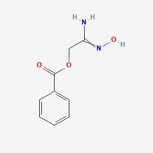 2-Amino-2-(hydroxyimino)ethyl benzoate