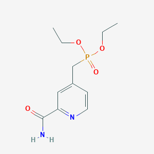 4-(Diethylphosphonomethyl)-2-pyridinecarboxamide