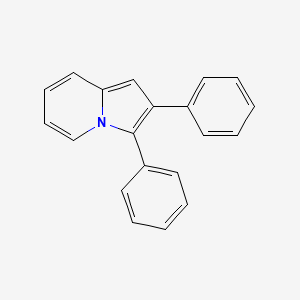 molecular formula C20H15N B8647398 2,3-Diphenylindolizine CAS No. 21812-61-3