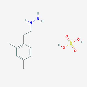B086474 Hydrazine, 1-(2,4-dimethylphenethyl)-, sulfate (1:1) CAS No. 154-99-4