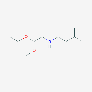 molecular formula C11H25NO2 B8647427 N-(2,2-diethoxyethyl)-3-methylbutan-1-amine 