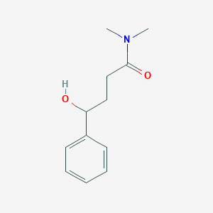 molecular formula C12H17NO2 B8647440 N,N-Dimethyl-4-phenyl-4-hydroxybutanamide 