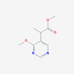 Methyl 2-(4-methoxypyrimidin-5-yl)propanoate