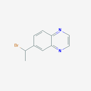 6-(1-Bromoethyl)quinoxaline