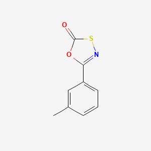 molecular formula C9H7NO2S B8647519 5-(m-Tolyl)-1,3,4-Oxathiazol-2-One CAS No. 23589-68-6