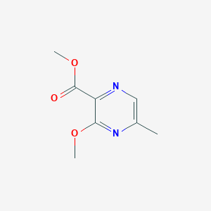 molecular formula C8H10N2O3 B8647563 Methyl 3-methoxy-5-methylpyrazine-2-carboxylate CAS No. 219474-99-4