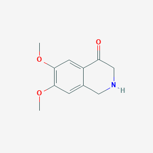 molecular formula C11H13NO3 B8647591 6,7-dimethoxy-2,3-dihydro-1H-isoquinolin-4-one 