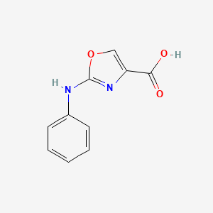 molecular formula C10H8N2O3 B8647605 2-(Phenylamino)oxazole-4-carboxylic acid 