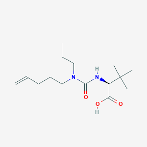 molecular formula C15H28N2O3 B8647635 3-Methyl-N-[(pent-4-en-1-yl)(propyl)carbamoyl]-L-valine CAS No. 923591-50-8