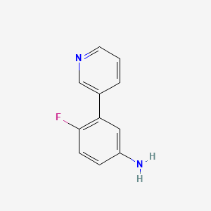 4-Fluoro-3-(pyridin-3-yl)phenylamine