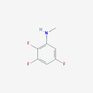 molecular formula C7H6F3N B8647716 2,3,5-trifluoro-N-methylaniline 