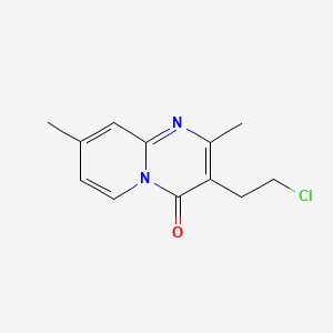 3-(2-chloroethyl)-2,8-dimethyl-4H-pyrido[1,2-a]pyrimidin-4-one
