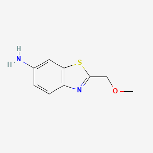 molecular formula C9H10N2OS B8647803 2-Methoxymethyl-benzothiazol-6-ylamine 