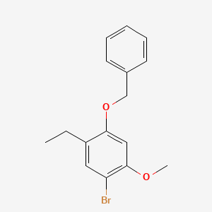1-(Benzyloxy)-4-bromo-2-ethyl-5-methoxybenzene