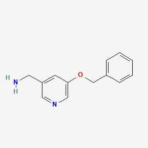 molecular formula C13H14N2O B8647835 (5-(Benzyloxy)pyridin-3-YL)methanamine 