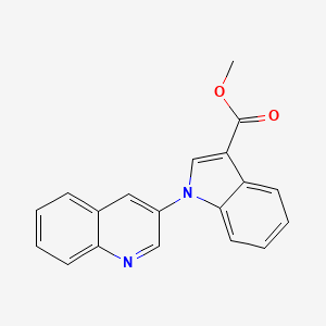 molecular formula C19H14N2O2 B8647850 Methyl 1-(quinolin-3-yl)-1H-indole-3-carboxylate CAS No. 649550-81-2