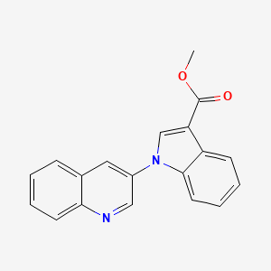 B8647850 Methyl 1-(quinolin-3-yl)-1H-indole-3-carboxylate CAS No. 649550-81-2