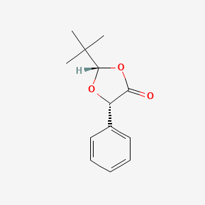 molecular formula C13H16O3 B8647862 (2S,5S)-2-(tert-butyl)-5-phenyl-1,3-dioxolan-4-one 