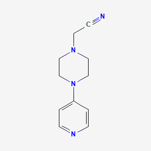 molecular formula C11H14N4 B8647870 (4-Pyridin-4-yl-piperazin-1-yl)-acetonitrile 