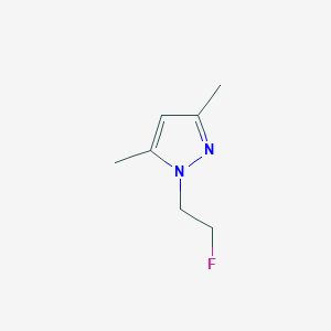 molecular formula C7H11FN2 B8647969 1-(2-Fluoroethyl)-3,5-dimethyl-1H-pyrazole 