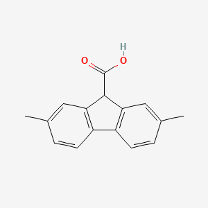 2,7-dimethyl-9H-fluorene-9-carboxylic acid