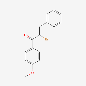 molecular formula C16H15BrO2 B8648033 2-Bromo-1-(4-methoxyphenyl)-3-phenylpropan-1-one CAS No. 106511-71-1