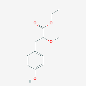 Ethyl 3-(4-hydroxyphenyl)-2-methoxypropanoate