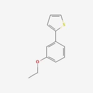molecular formula C12H12OS B8648125 2-(3-Ethoxyphenyl)thiophene 