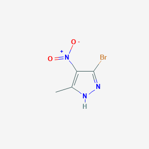 molecular formula C4H4BrN3O2 B8648150 3-Bromo-5-methyl-4-nitro-1H-pyrazole 