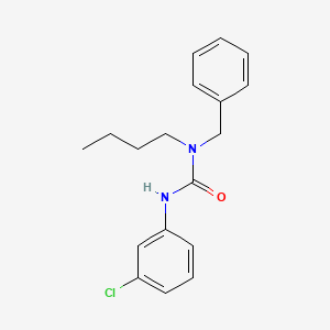 molecular formula C18H21ClN2O B8648186 N-Benzyl-N-butyl-N'-(3-chlorophenyl)urea CAS No. 88452-22-6